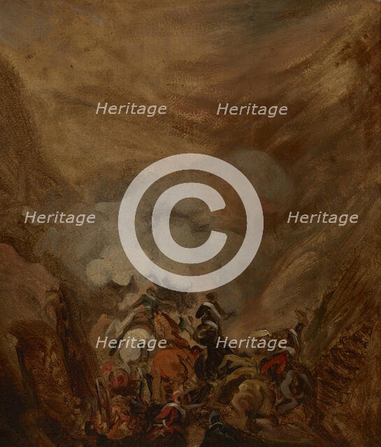 Charge in the Gorge of Somosierra, c1837. Creator: Piotr Michalowski.