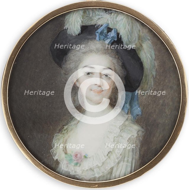 Portrait of the ballet dancer Giovanna Bassi (1762-1834), c. 1780. Creator: Høyer, Cornelius (1741-1804).