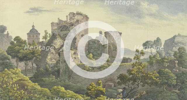 Heidelberg Castle, c1790-1794. Creator: Georg Melchior Kraus.