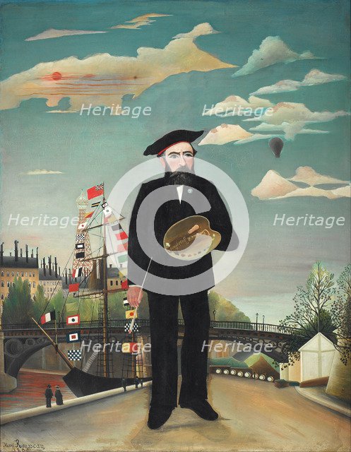 Self-Portrait. Artist: Rousseau, Henri Julien Félix (1844-1910)