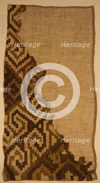 Fragment, Peru, A.D. 1000/1476. Creator: Unknown.