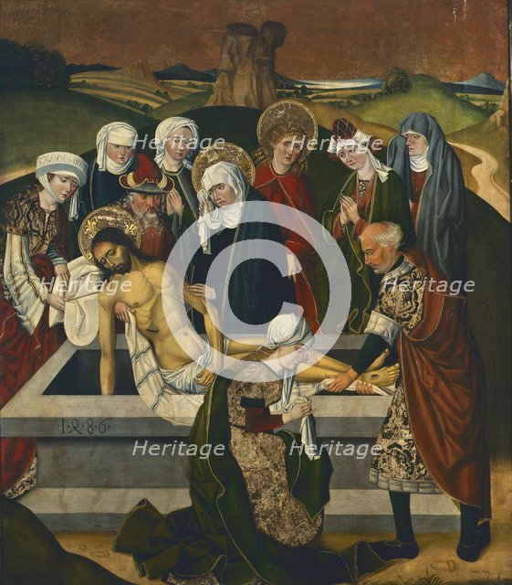 The Entombment of Christ.