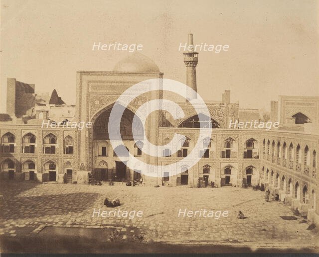 [New Court of Imam Riza, MESHED], 1840s-60s. Creator: Possibly by Luigi Pesce.