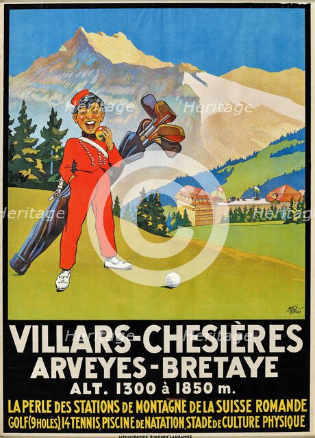 Villars-Chesières, 1925. Creator: May; Walther von (1876-1942).
