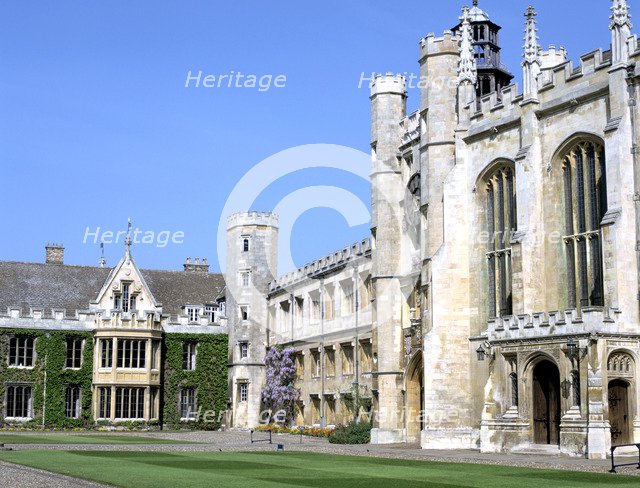 Inside the Great Court, Trinity College, Cambridge, Cambridgeshire