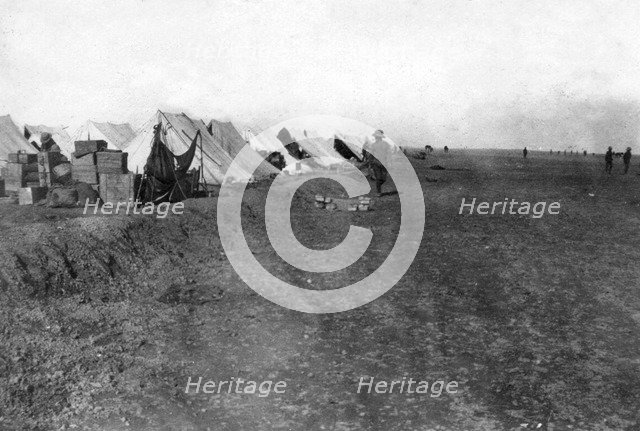 British 1/5 RWR camp, near Baghdad, 1918. Artist: Unknown