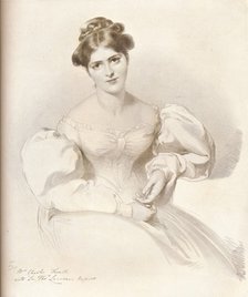 Frances Anne Fanny Kemble, (1809-1893), British actress, c1829, (1909). Artist: Richard James Lane