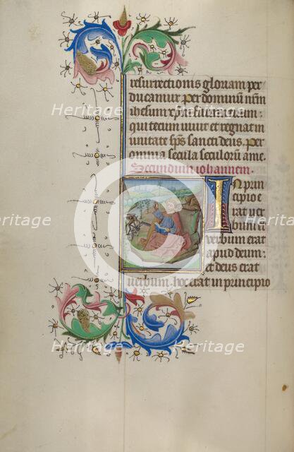 Saint John the Evangelist; Book of Hours, about 1450-1455. Creator: Master of the Lee Hours.