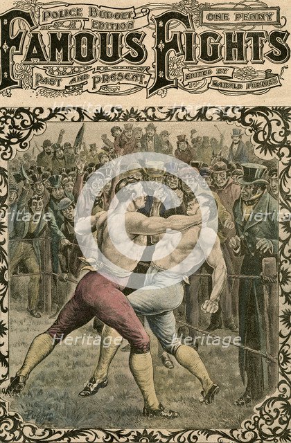 'Fight between Dick Curtis and Jack Perkins', 1828 (late 19th or early 20th century.Artist: Pugnis