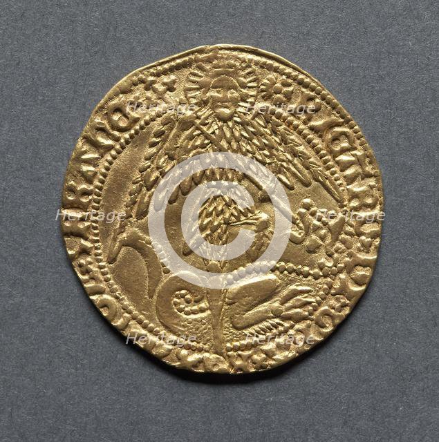 Angel (reverse), 1483-1485. Creator: Unknown.