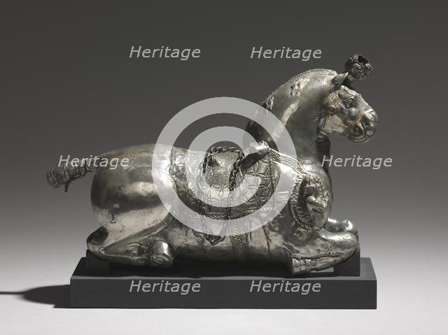 Horse-Shaped Drinking Vessel, 200-325. Creator: Unknown.