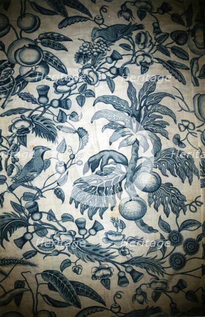 Panel (Furnishing Fabric), Middlesex, c. 1780. Creator: Bromley Hall.