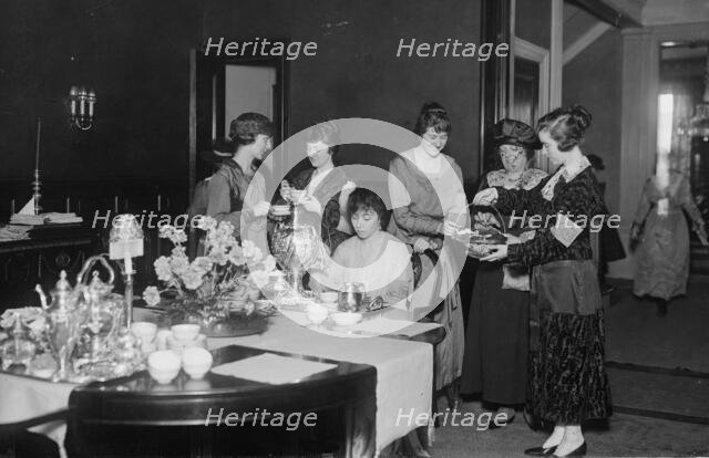 Tea at Hostess House, between c1915 and 1918. Creator: Bain News Service.