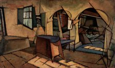 The Kitchen at Manhufe House, 1913. Creator: Souza-Cardoso, Amadeo de (1887-1918).