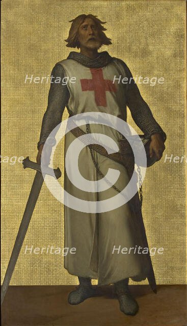 Godfrey of Bouillon, 1872-1877. Creator: Gallait, Louis Joseph (1810-1877).