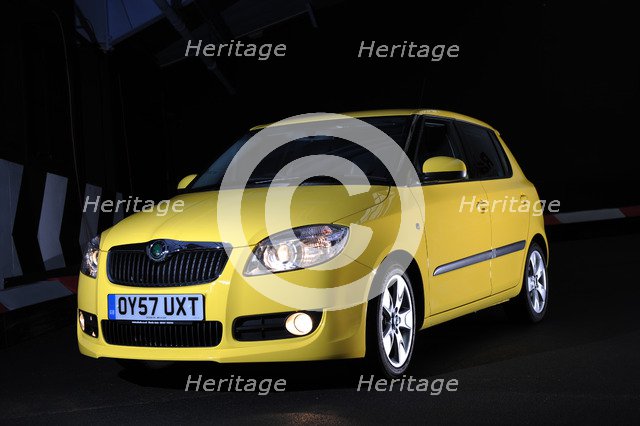 SKODA Fabia 2007. Artist: Simon Clay.