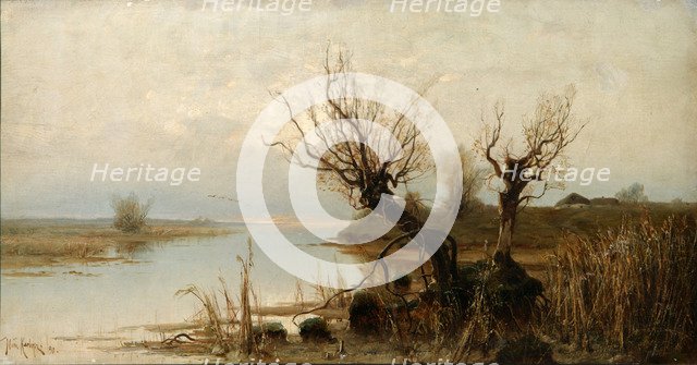 Flood Waters, 1890. Artist: Klever, Juli Julievich (Julius), von (1850-1924)