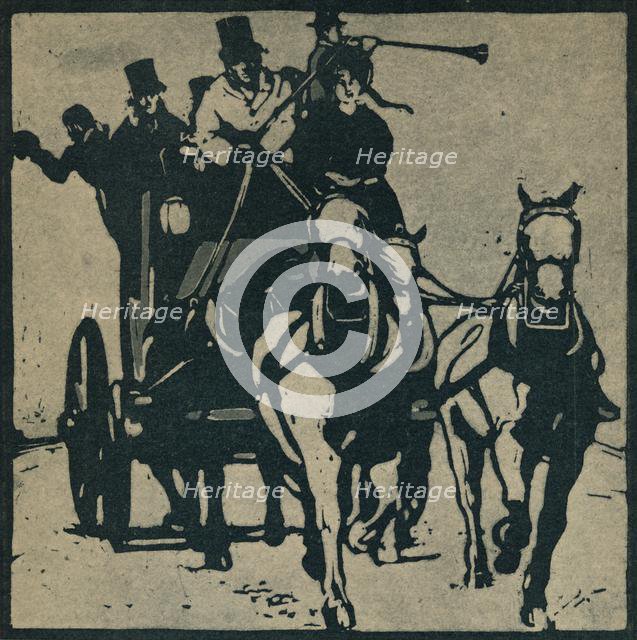 'The Four-In-Hand', c1898, (1935). Creator: William Nicholson.