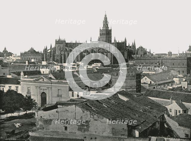 The Cathedral, Seville, Spain, 1895.  Creator: W & S Ltd.