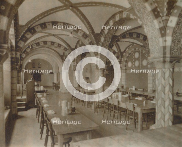 'The Refectory, Buckfast Abbey', late 19th-early 20th century. Artist: Unknown.