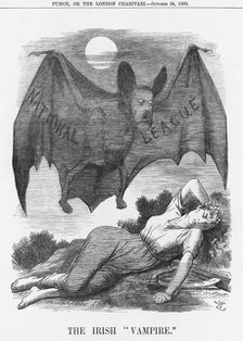 'The Irish Vampire', 1885. Artist: Joseph Swain