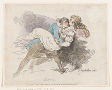 Love, August 12, 1785., August 12, 1785. Creator: Thomas Rowlandson.