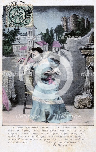 French postcard, c1900. Artist: Unknown