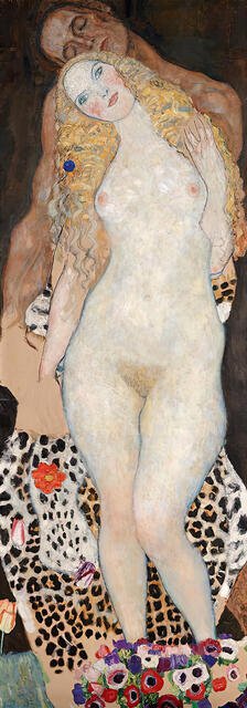 Adam and Eve, 1916-1918. Creator: Gustav Klimt.