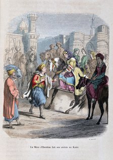 'The Mother of Ibrahim Pasha enters Cairo', (1847). Artist: Jean Adolphe Beauce