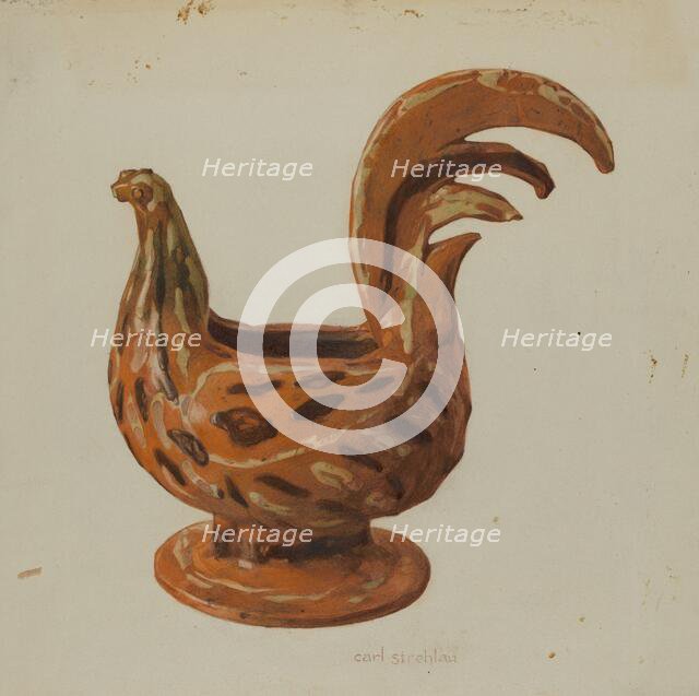 Pa. German Water Whistle, c. 1938. Creator: Carl Strehlau.