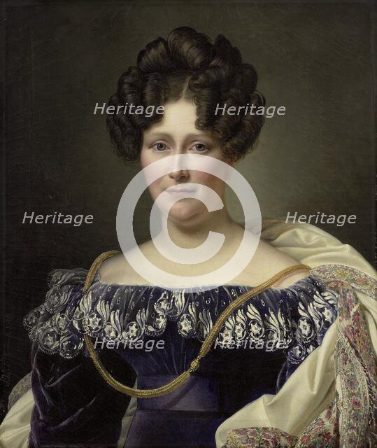 Johanna Henriette Engelen (1789-1878), second Wife of Daniel Francis Schas, 1826. Creator: Alexandre-Jean Dubois-Drahonet.