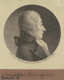 Robert R. Livingston, 1796. Creator: Charles Balthazar Julien Févret de Saint-Mémin.