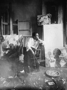 Francis Picabia, between c1910 and c1915. Creators: Bain News Service, George Graham Bain.