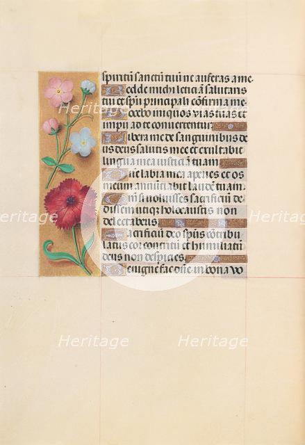 Hours of Queen Isabella the Catholic, Queen of Spain: Fol. 205v, c. 1500. Creator: Master of the First Prayerbook of Maximillian (Flemish, c. 1444-1519); Associates, and.