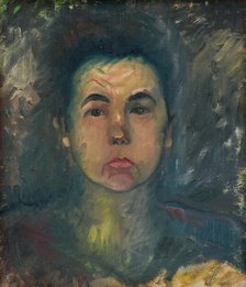Woman's Bust, 1920-1925. Creator: Arnold Peter Weisz-Kubincan.