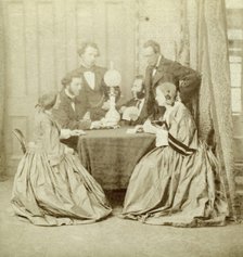 'A Game of Cards', 19th century. Artist: Unknown