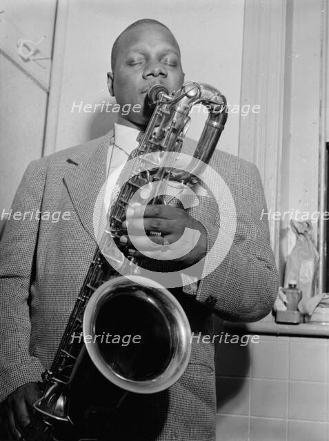 Portrait of Harry Carney, Turkish Embassy, Washington, D.C., 1930. Creator: William Paul Gottlieb.