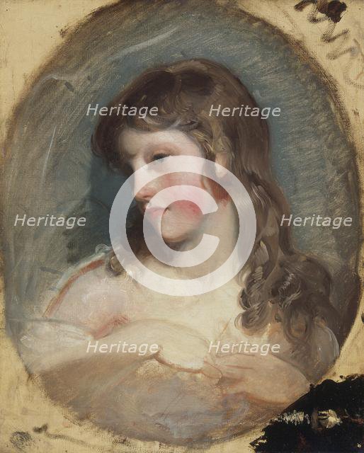 Study of a girl, c1800. Creator: Thomas Lawrence.