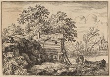 Fisherman's Hut, probably c. 1645/1656. Creator: Allart van Everdingen.