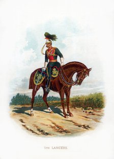'5th Lancers', 1889. Artist: Unknown