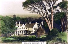 Groote Schuur House, Cape Town, South Africa, c1920s.Artist: Cavenders Ltd