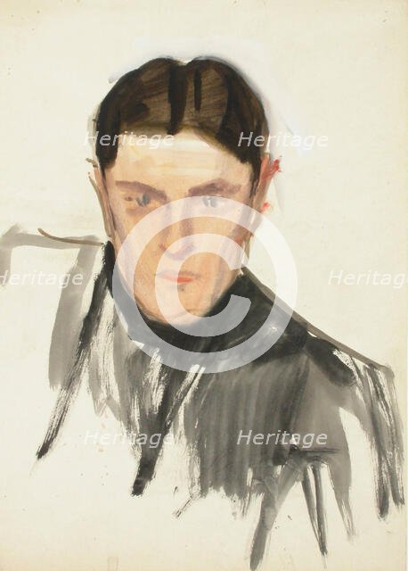 Sketch for a Portrait, c1910s. Creator: Verner Thome.