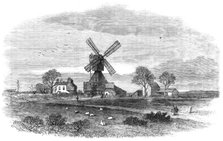 The Old Mill on Wimbledon-Common, lately removed, 1864. Creator: Mason Jackson.