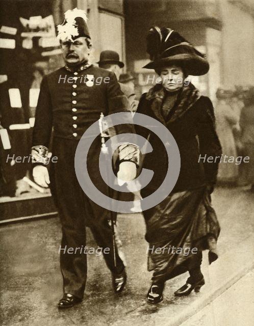 David Lloyd George and his wife Margaret, 1910, (1935).  Creator: Unknown.