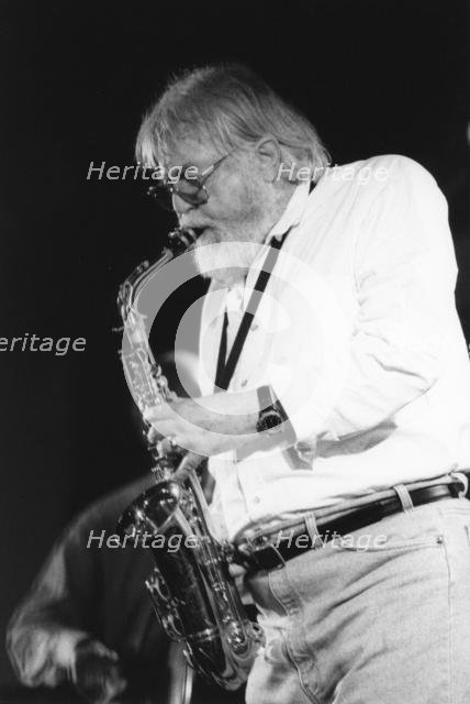 Bud Shank, Peterborough, Cambridgeshire, 1995. Creator: Brian Foskett.