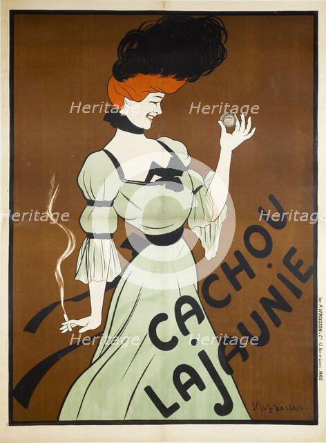 Cachou Lajaunie, 1900. Creator: Cappiello, Leonetto (1875-1942).