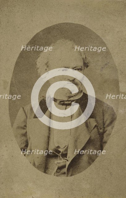 Portrait of pianist and composer Ferenc Erkel (1810-1893), c. 1875. Creator: Anonymous.