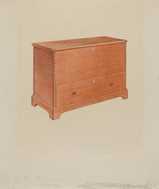 Shaker Blanket Box, 1935/1942. Creator: Victor F. Muollo.