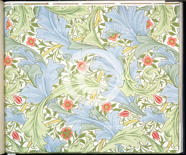 'Granville', wallpaper designed by John Henry Dearle for Morris and Company, 1896. Artist: John Henry Dearle