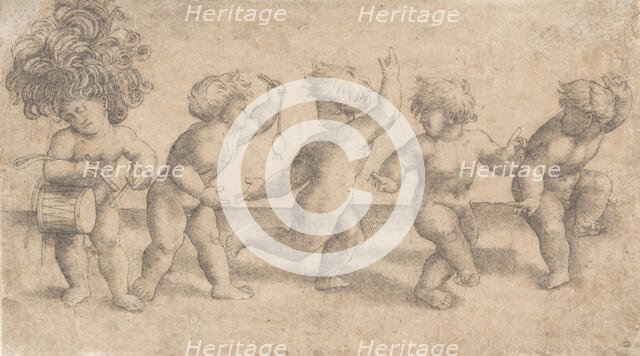 Five Dancing Putti,.n.d. Creator: Amico Aspertini.
